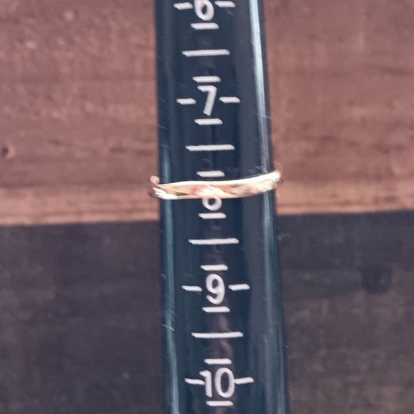 Gold Plated Silver Cubic Zirconia Ring - Picture 7 of 10